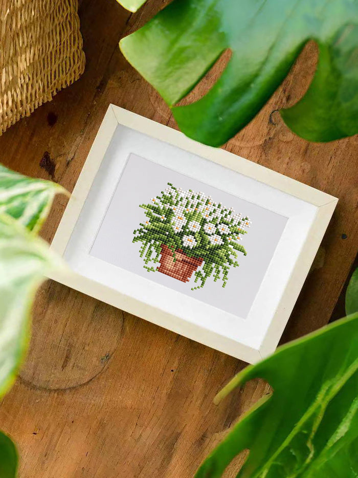 Set of 12 House Plants - Mini Diamond Painting Kits