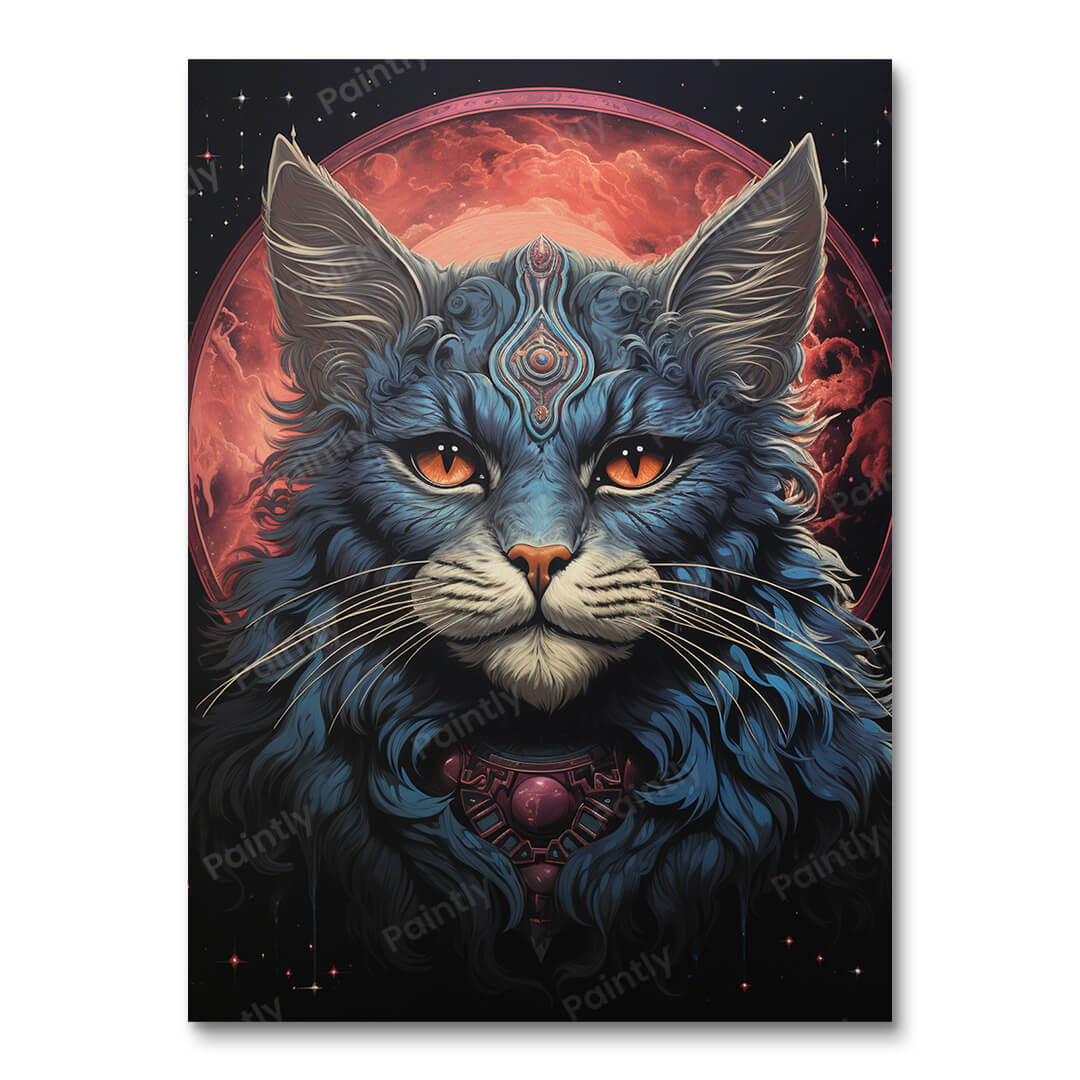 Psychedelic Paws II (Diamond Painting)