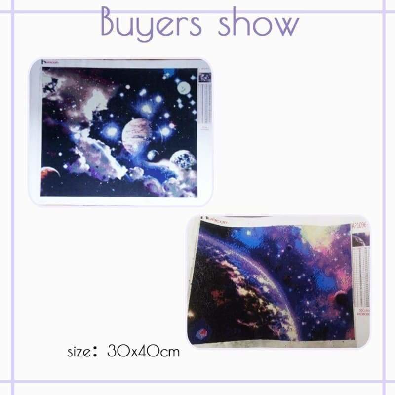 Dream Space Star Wall Decor Full Drill - 5D Diy Diamond Painting Kits VM7887 - NEEDLEWORK KITS