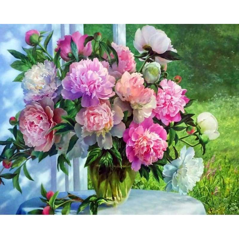 2019 Hot Sale Popular Modern Art Flowers Diamond Embroidery VM1082 - NEEDLEWORK KITS