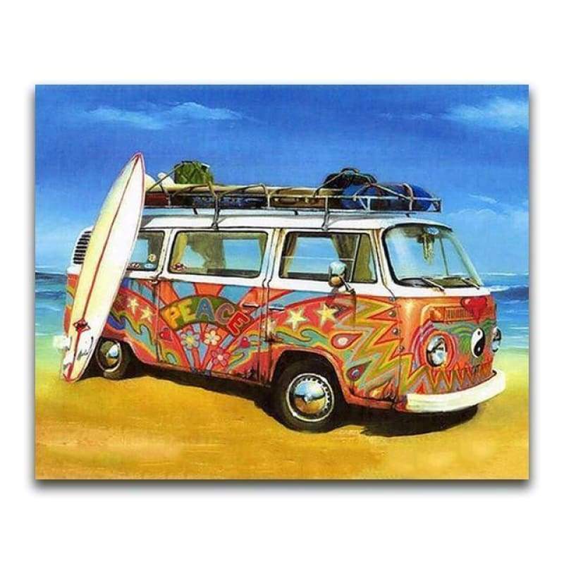 New Hot Sale Colorful Full Drill - 5D Diy Car Diamond Painting Stitch VM2042 - NEEDLEWORK KITS