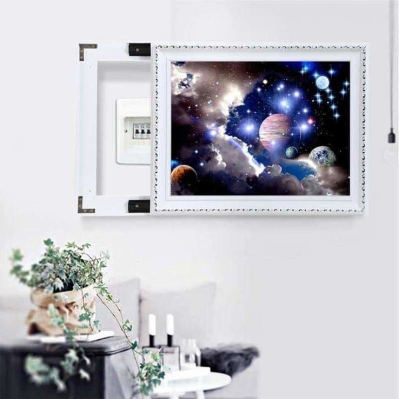 New Hot Sale Space Star Wall Decor Full Drill - 5D Diy Diamond Painting Kits VM7885 - NEEDLEWORK KITS