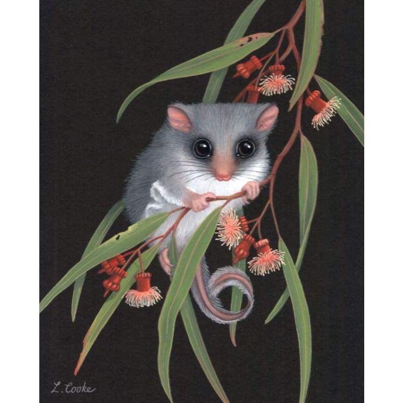 Feathertail Glider & Coral Gum Full Drill Diamond Painting Kit