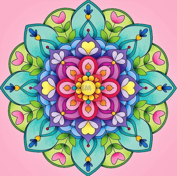 Mandala pattern. Full Drill Diamond Painting Abstract - NEEDLEWORK KITS