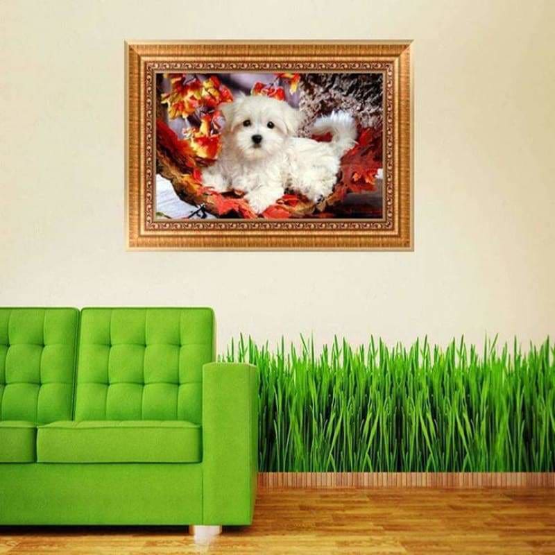 Full Drill - 5D DIY Diamond Painting Kits Cute Pet Dog - NEEDLEWORK KITS