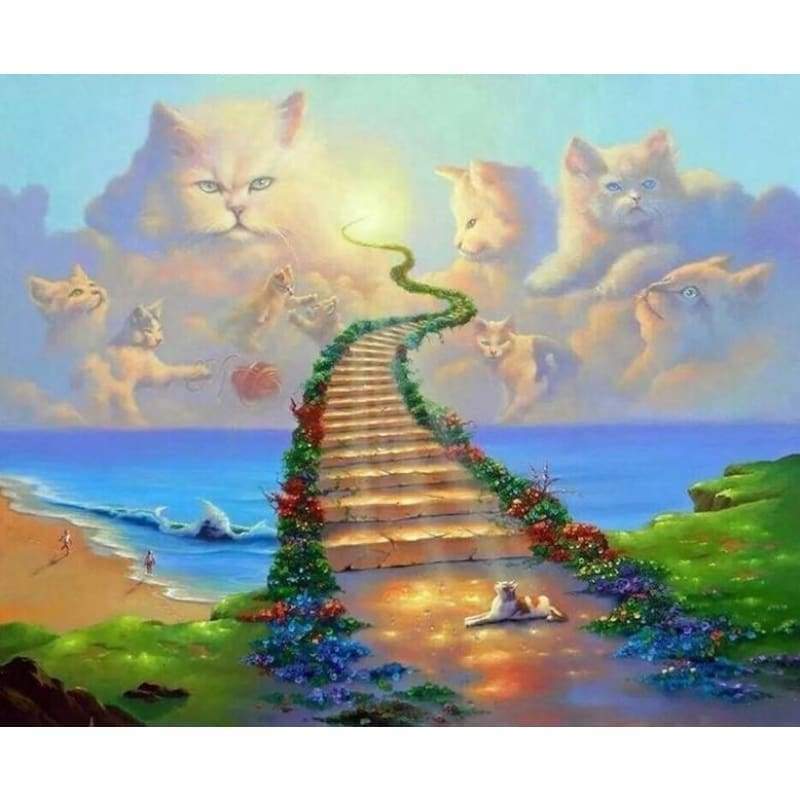 Cat Heaven- Full Drill Diamond Painting - Special Order -