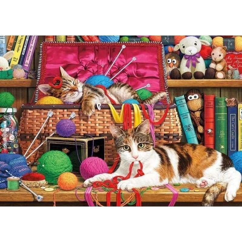 Cheeky Cats - Full Drill Diamond Painting - Special Order -