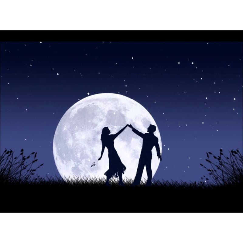 Dancing Under The Moon- Full Drill Diamond Painting -