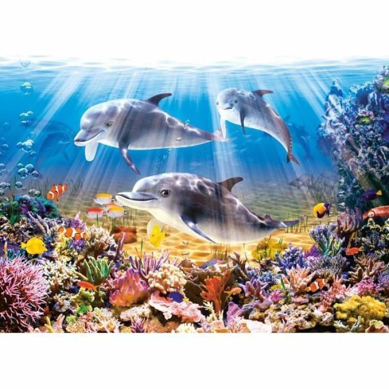 Dream Sea Animal Dolphin Full Drill - 5D Diy Diamond