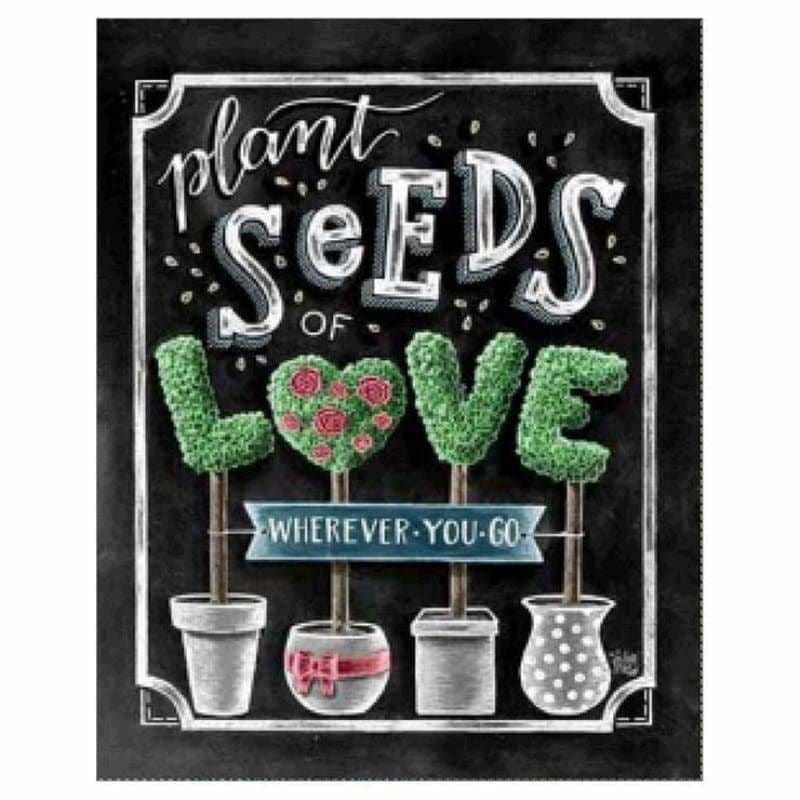 Full Drill - 5D Diamond Painting Kits Beautiful Plant Seeds