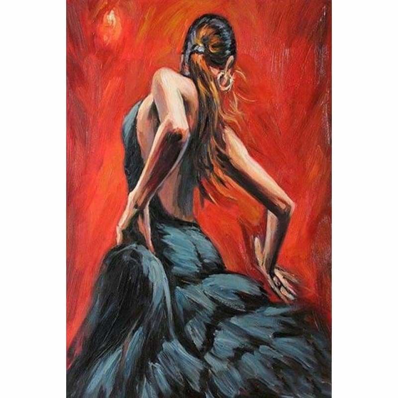 Full Drill - 5D Diamond Painting Kits Colored Drawing Dancer
