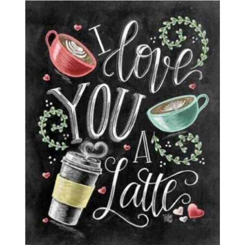 Full Drill - 5D Diamond Painting Kits ConfessIon Caffee