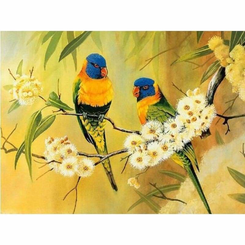 Full Drill - 5D Diamond Painting Kits Cute Birds on the