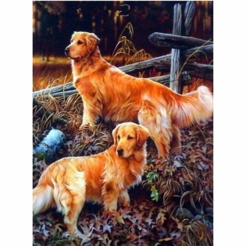 Full Drill - 5D Diamond Painting Kits Cute Dogs - 3