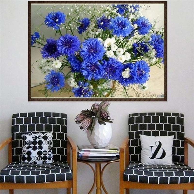 Full Drill - 5D DIY Diamond Painting Kits Beautiful Blue