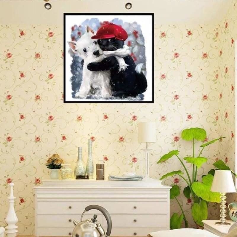 Full Drill - 5D DIY Diamond Painting Kits Black White