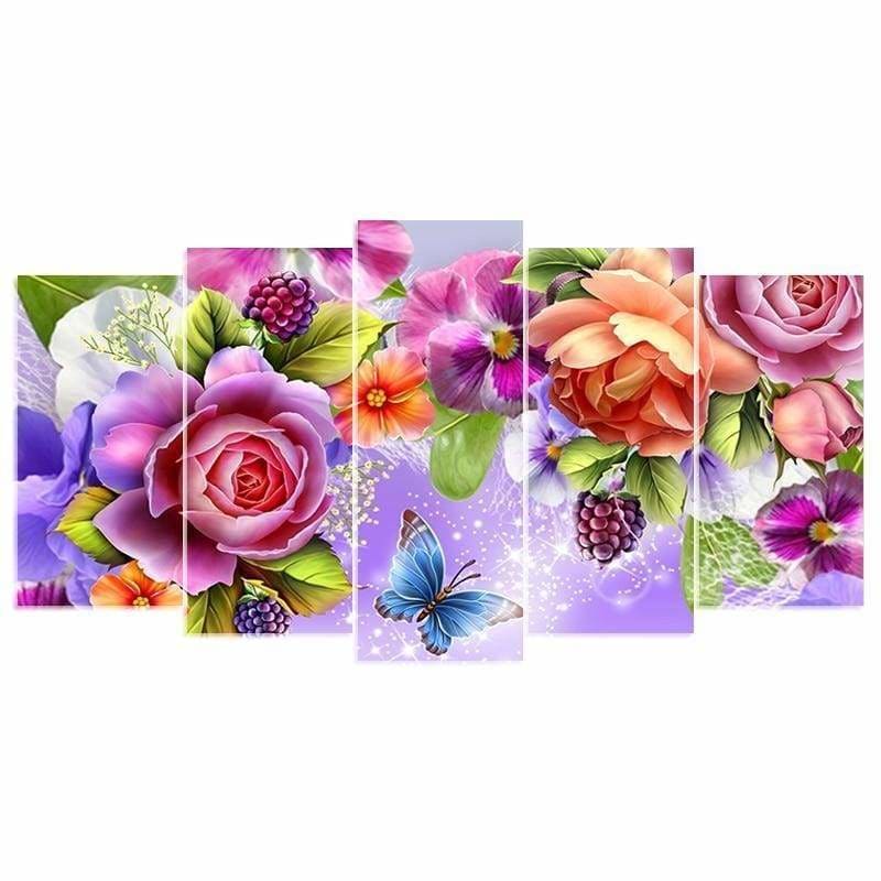 Full Drill - 5D DIY Diamond Painting Kits Blooming Flowers