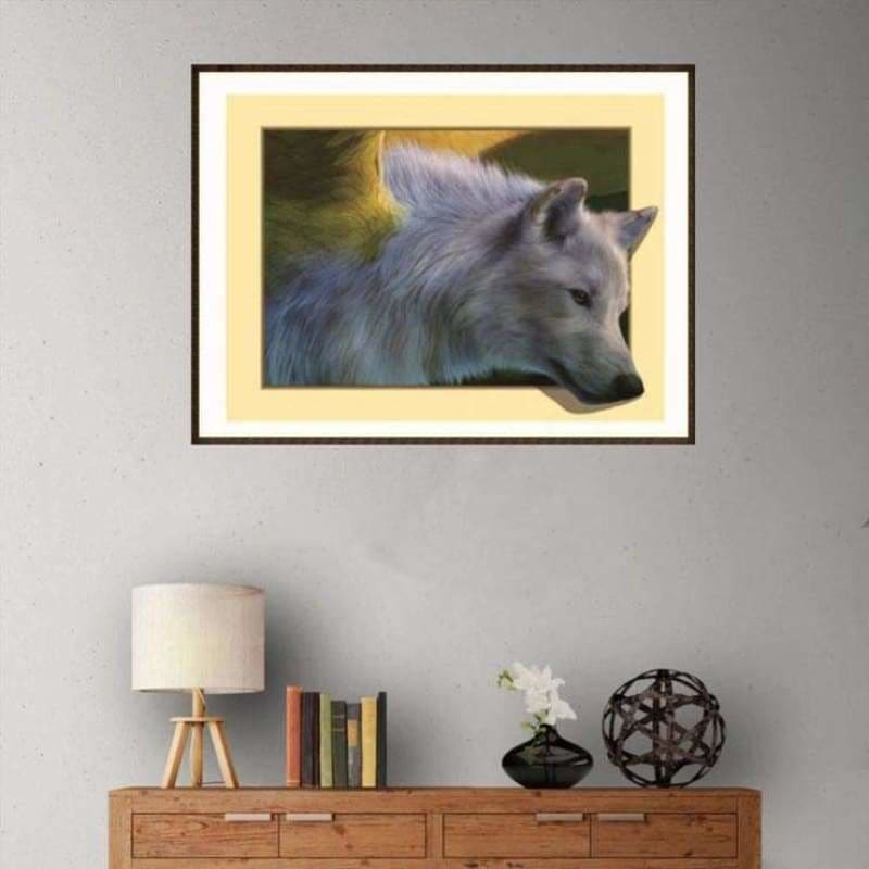 Full Drill - 5D DIY Diamond Painting Kits Cartoon Cool Wolf