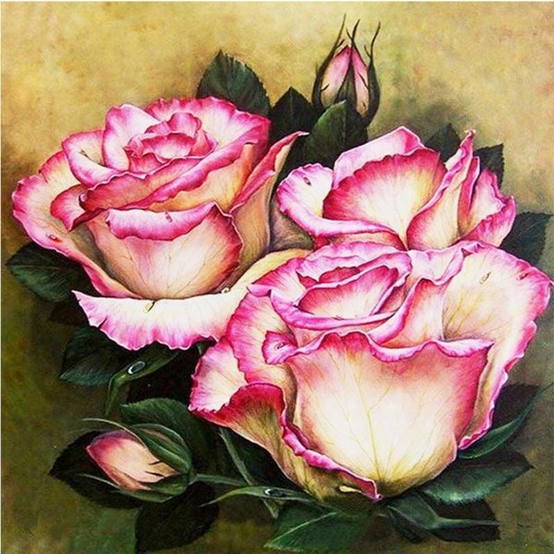 Full Drill - 5D DIY Diamond Painting Kits Cartoon Flower