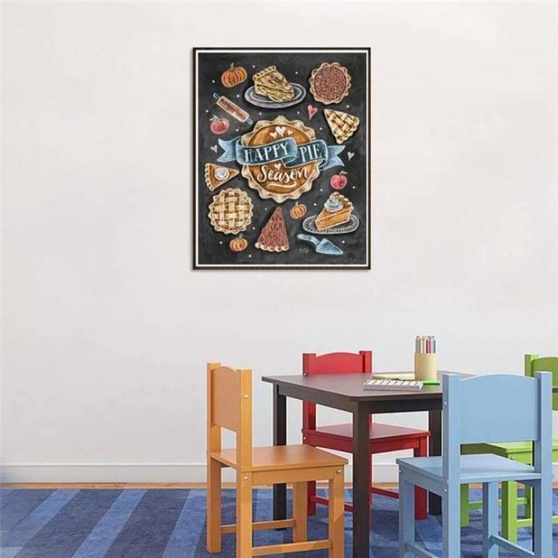 Full Drill - 5D DIY Diamond Painting Kits Cartoon Happy Pie