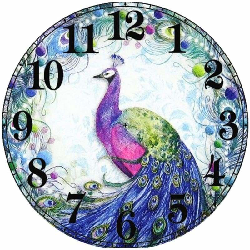 Full Drill - 5D DIY Diamond Painting Kits Cartoon Peacock