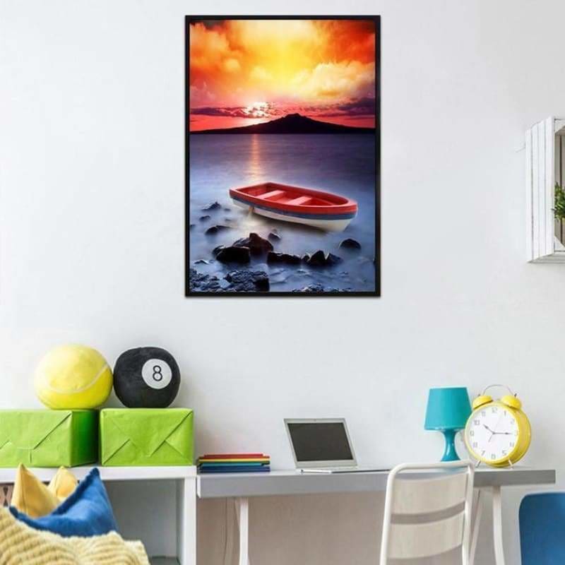 Full Drill - 5D DIY Diamond Painting Kits Cartoon Sunset