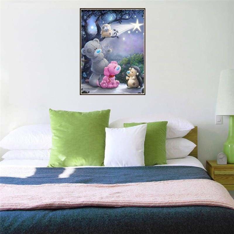 Full Drill - 5D DIY Diamond Painting Kits Cartoon Warm Cute