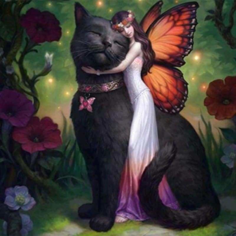 Full Drill - 5D DIY Diamond Painting Kits Dream Cat And
