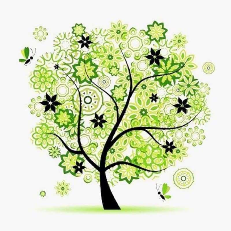 Full Drill - 5D DIY Diamond Painting Kits Dream Light Green