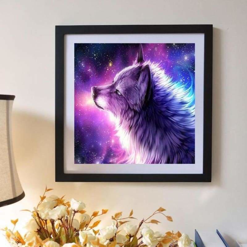 Full Drill - 5D DIY Diamond Painting Kits Dream Wolf Starry