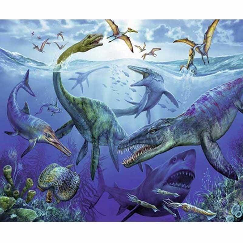 Full Drill - 5D DIY Diamond Painting Kits Fierce Shark