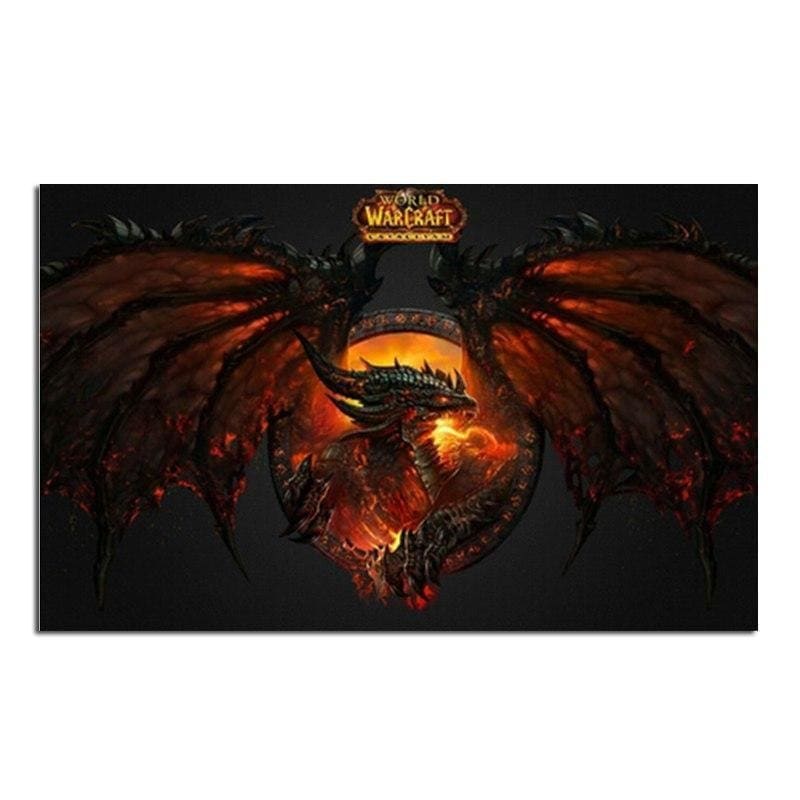 Full Drill - 5D DIY Diamond Painting Kits Fire Dragon -
