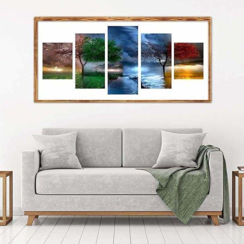 Full Drill - 5D DIY Diamond Painting Kits Multi Panel Four