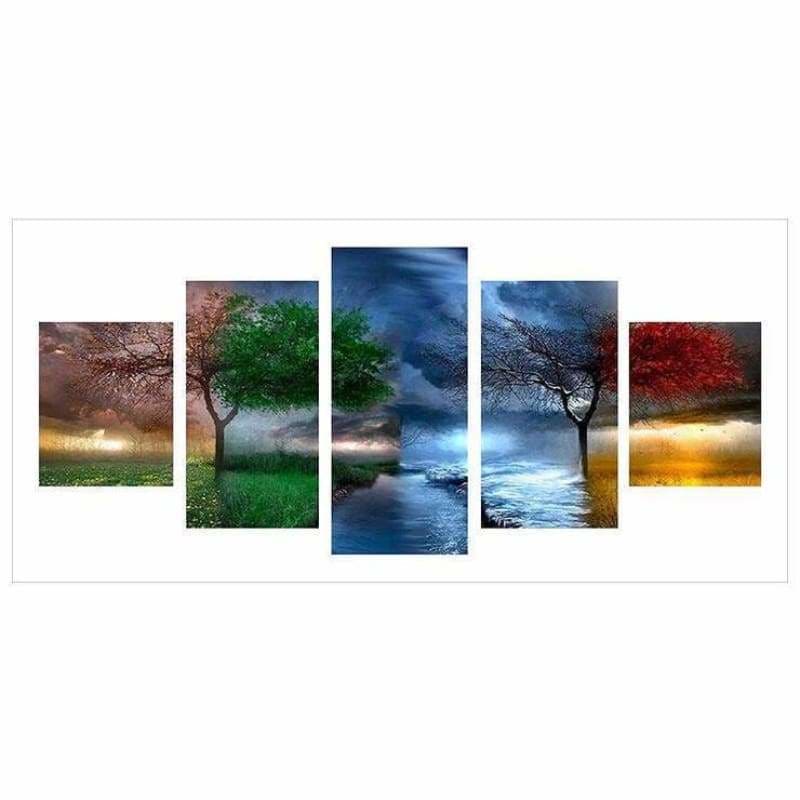 Full Drill - 5D DIY Diamond Painting Kits Multi Panel Four