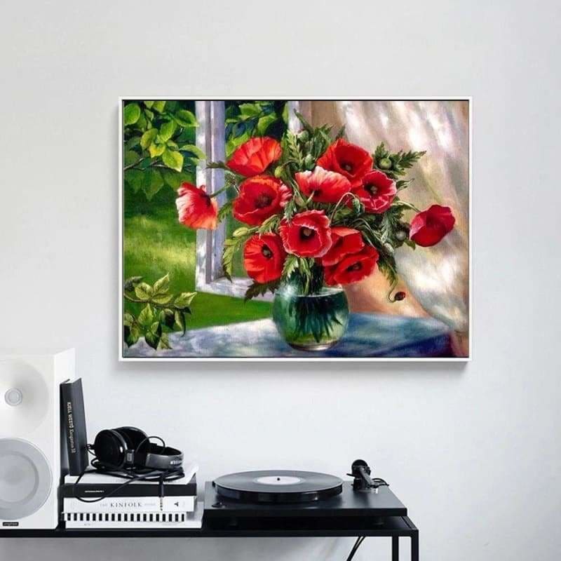 Full Drill - 5D DIY Diamond Painting Kits Popular Red