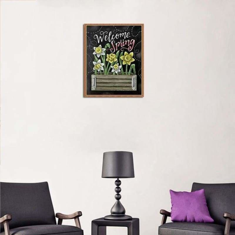 Full Drill - 5D DIY Diamond Painting Kits Spring Flowers