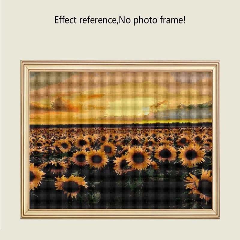 Full Drill - 5D DIY Diamond Painting Kits Sunset Plant