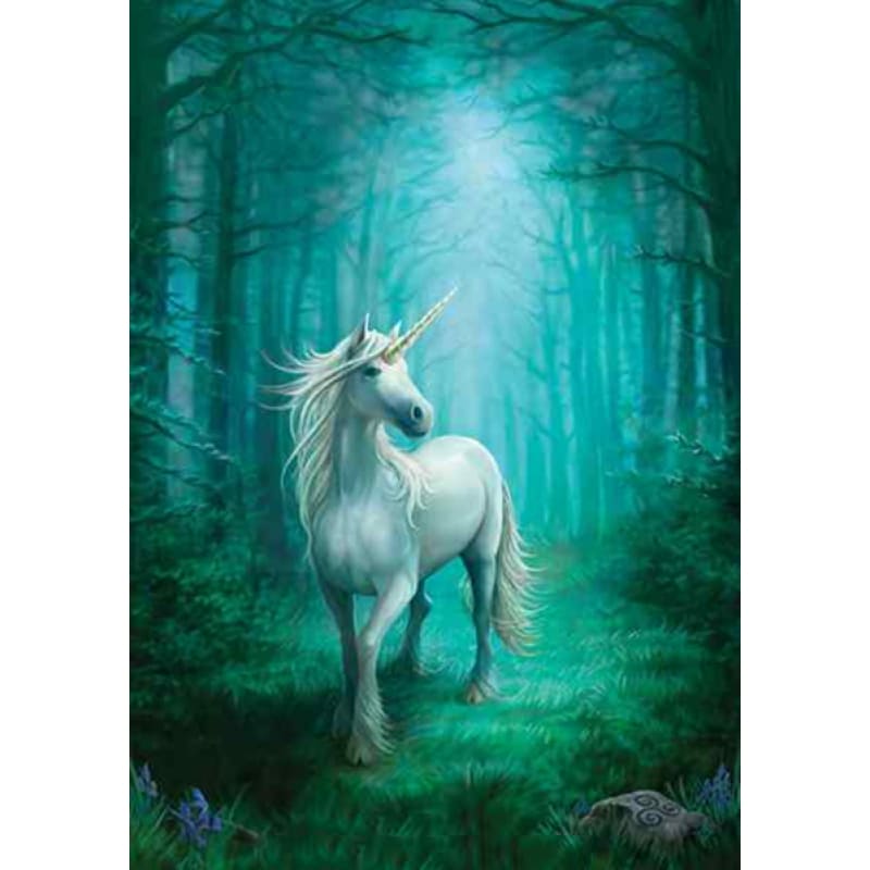 Full Drill - 5D DIY Diamond Painting Kits White Unicorn In