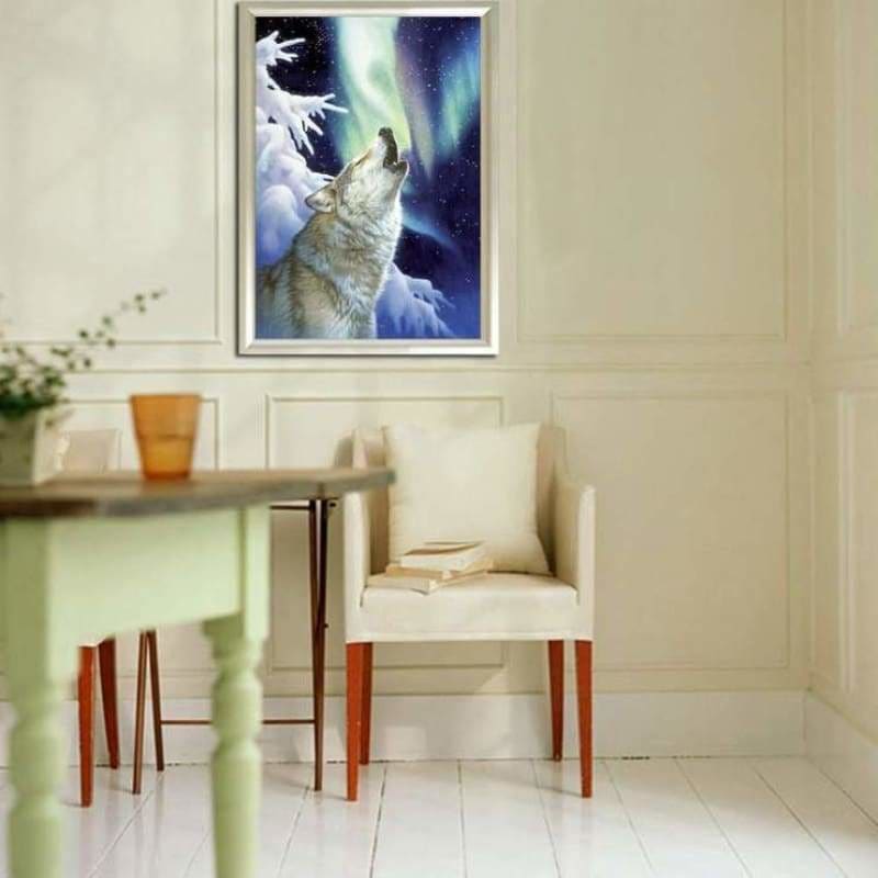 Full Drill - 5D DIY Diamond Painting Kits Winter Dream Wolf
