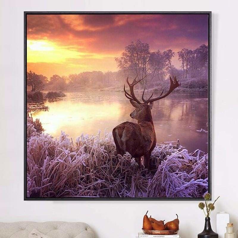 Full Drill - 5D DIY Diamond Painting Kits Winter Landscape