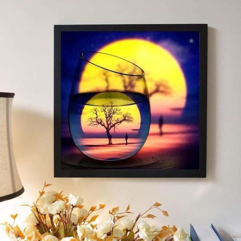 Full Drill - 5D DIY Diamond Painting Kits World In Glass