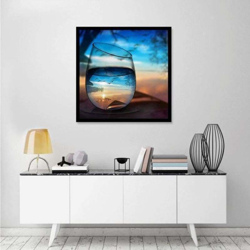 Full Drill - 5D DIY Diamond Painting Kits World In Glass
