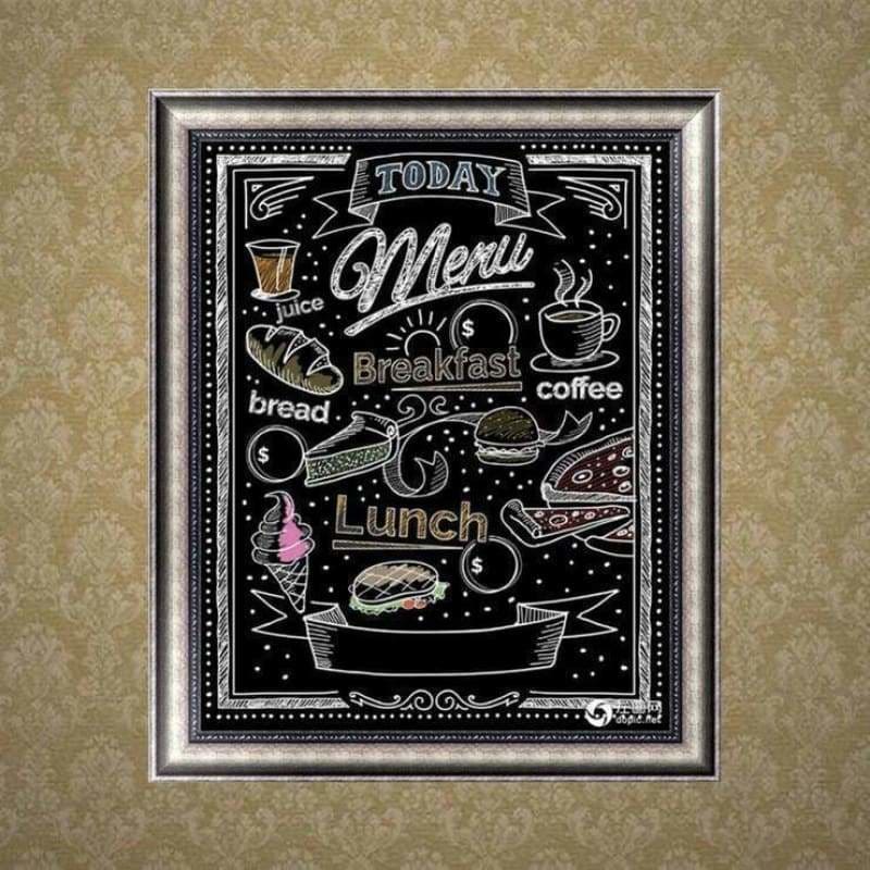 Full Square Diamond Blackboard Full Drill - 5D DIY Diamond