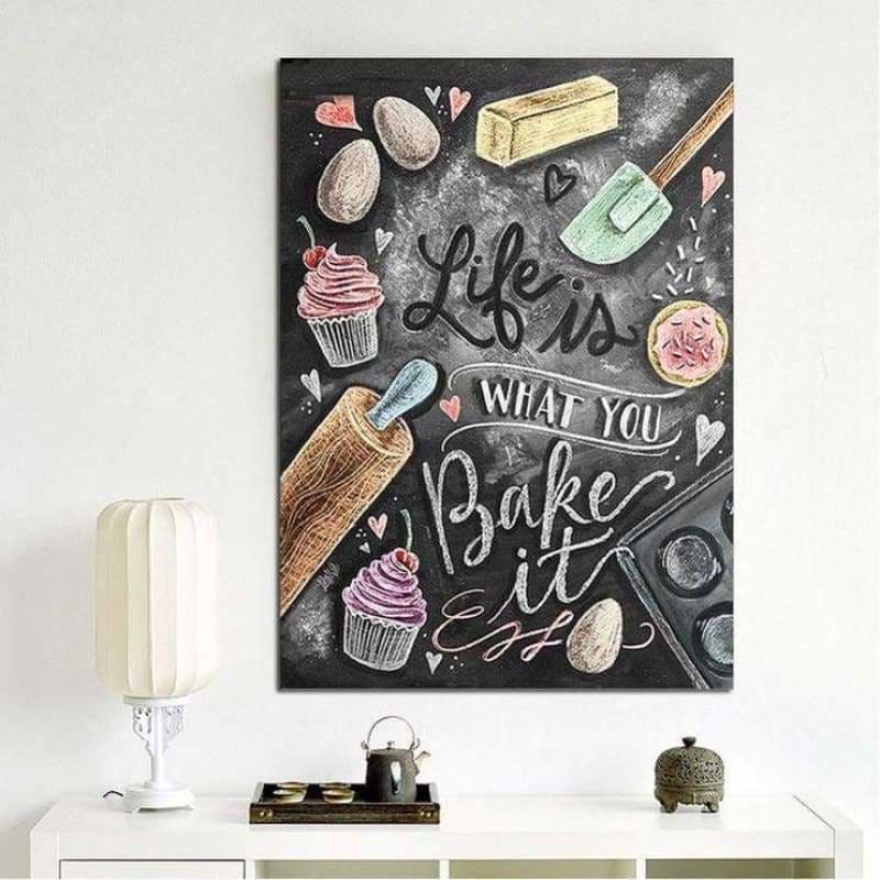 Full Square Diamond Blackboard Pattern Full Drill - 5D DIY