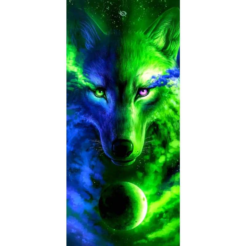 Galaxy Wolf - Full Drill Diamond Painting - Special Order -