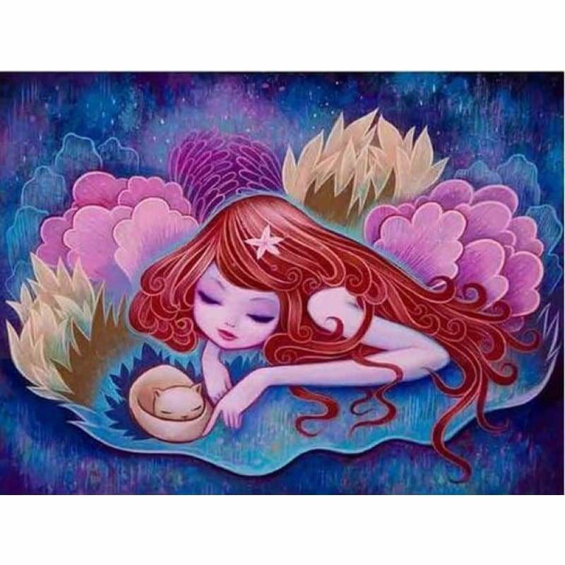 Hot Sale Cartoon Girl Full Drill - 5D Diy Diamond Painting