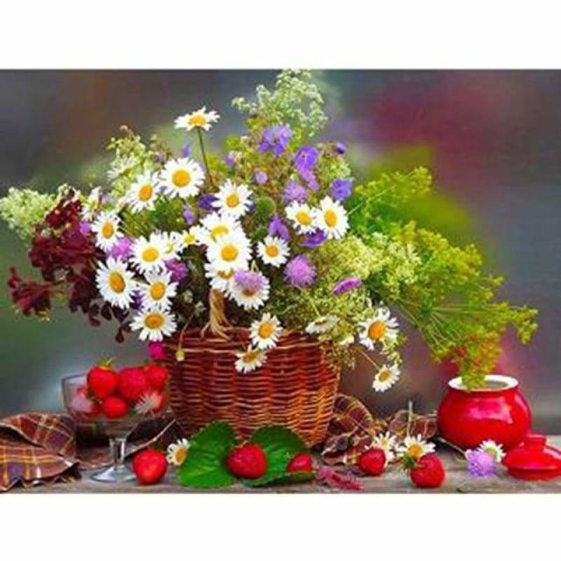 Hot Sale Crossing Home Decor Flower Full Drill - 5D DIY