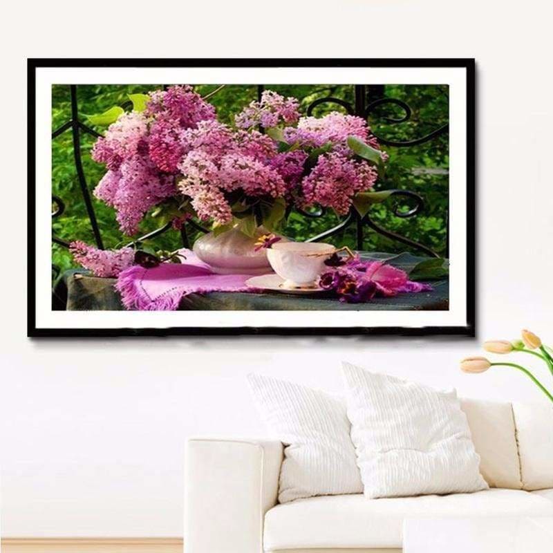 Hot Sale Crossing Home Decor Flower Full Drill - 5D DIY