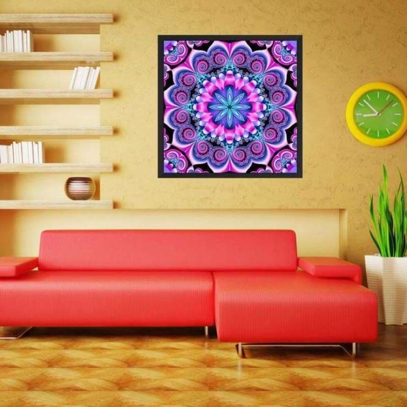 Hot Sale Crystal Abstract Mandala Full Drill - 5D Diy