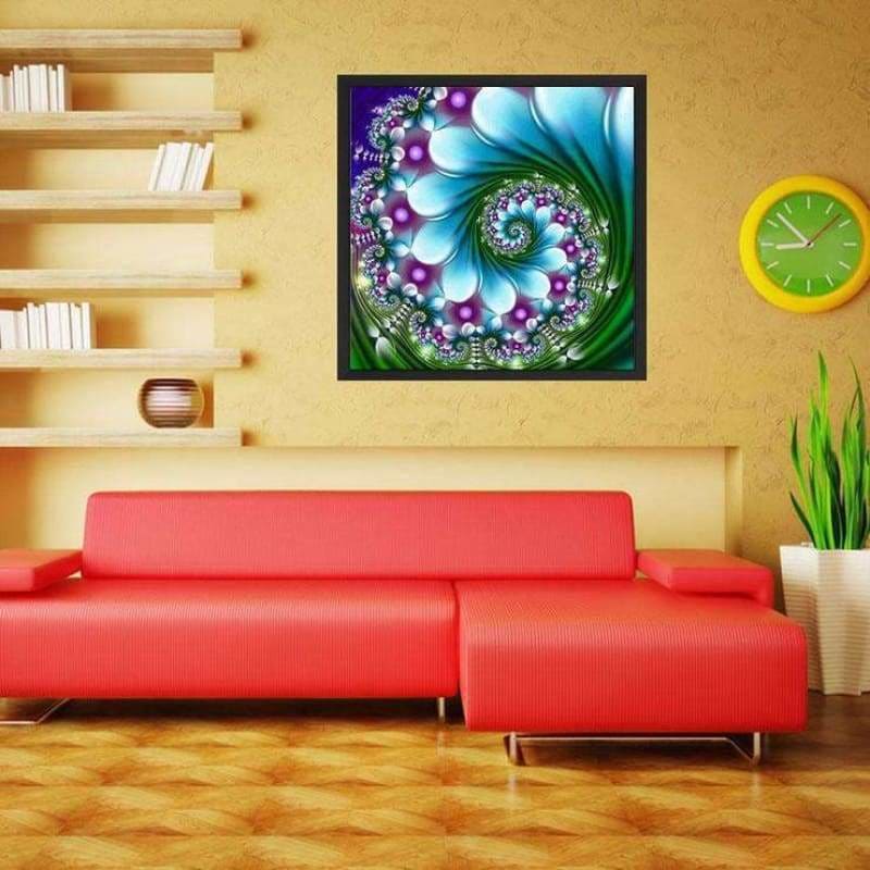 Hot Sale Crystal Abstract Mandala Full Drill - 5D Diy